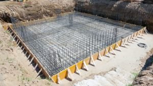 A foundation for a small home