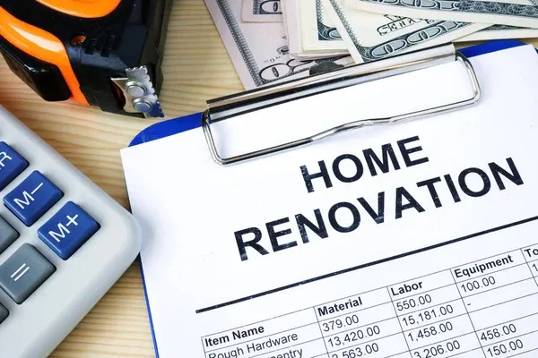 set budget for home renovation