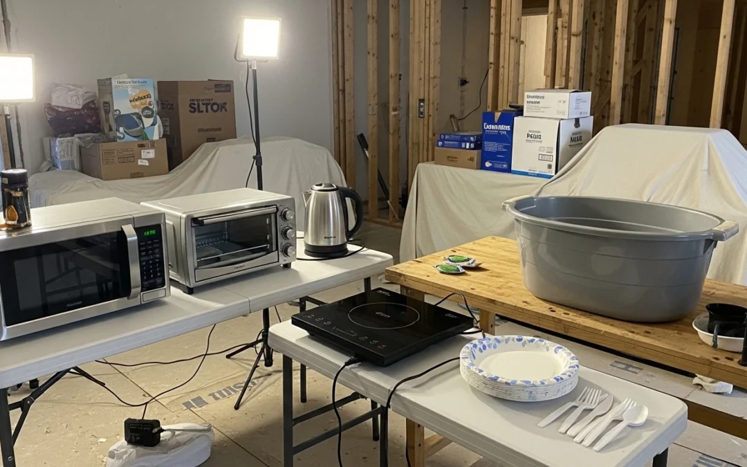 Temporary Kitchen Setup During Remodeling