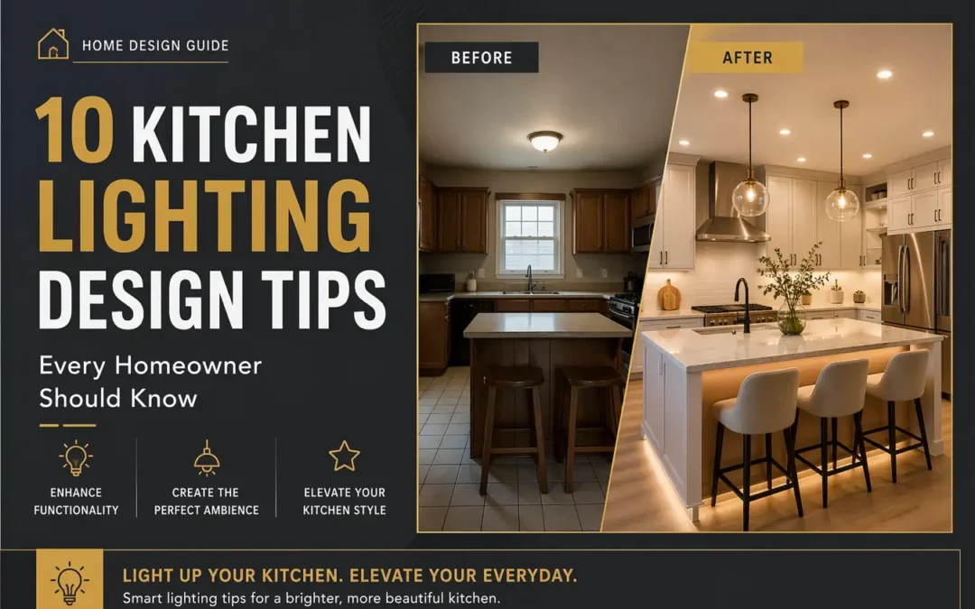 10 Kitchen Lighting Design Tips for Functionality Every Homeowner Should Know