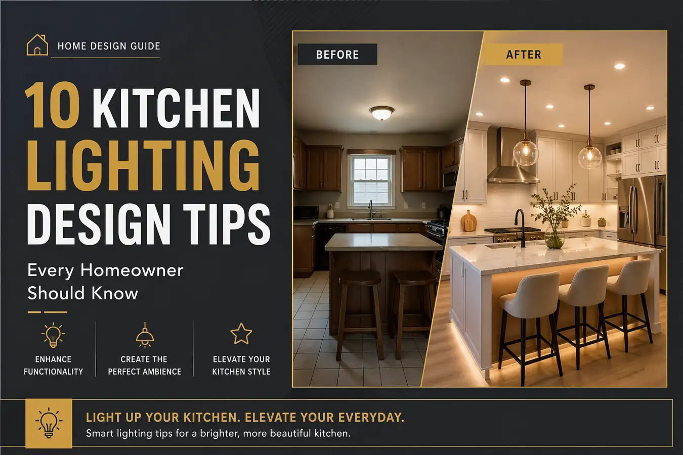 10 Kitchen Lighting Design Tips