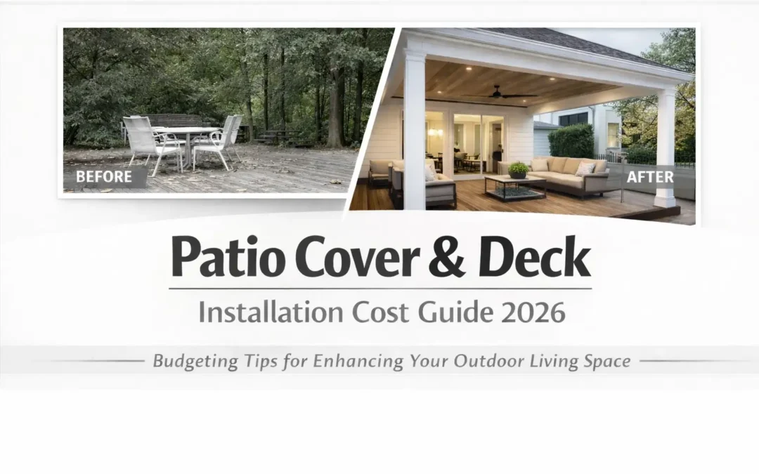 Patio Cover and Deck Installation Cost: A Complete 2026 Pricing Guide