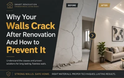Why Cracks Appear After Home Renovation And How to Stop Them Before They Get Worse