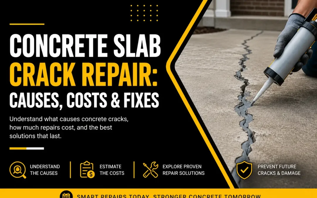 Concrete Slab Crack Repair Methods Explained: Causes, Costs, and Professional Fixes