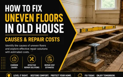 How to Fix Uneven Floors in an Old House: Causes, Costs & Proven Repair Methods
