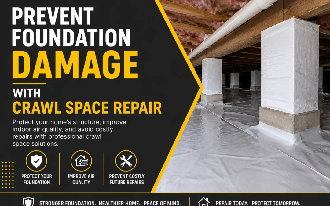 Prevent Foundation Damage With Crawl Space Moisture Repair Solutions