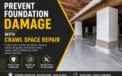 Prevent Foundation Damage With Crawl Space Moisture Repair Solutions