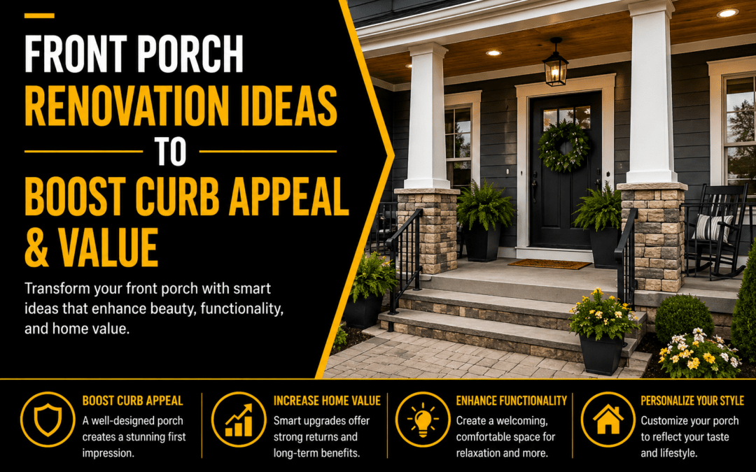 15 Front Porch Renovation Ideas to Boost Curb Appeal, Comfort, and Home Value