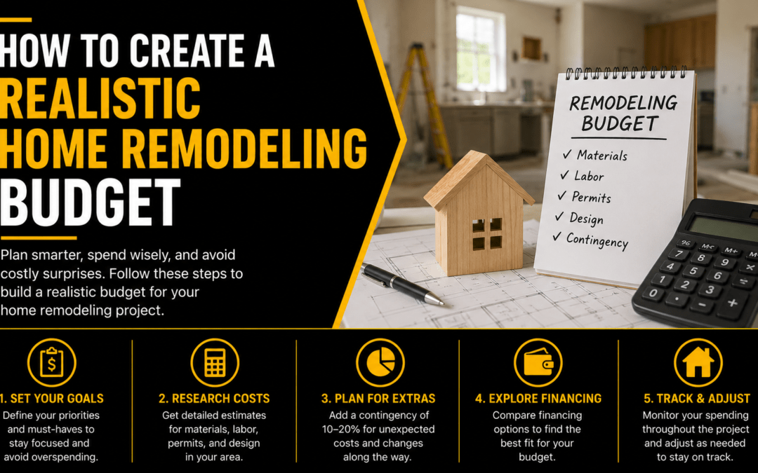 How to Create a Realistic Home Remodeling Budget