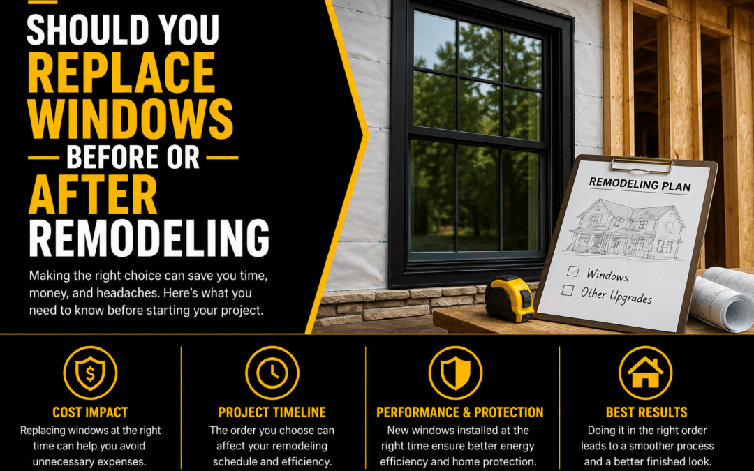 Should You Replace Windows Before or After Remodeling? Expert Guide