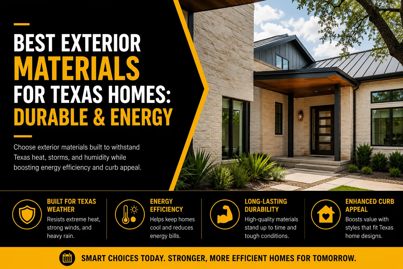 Exterior Materials for Texas Homes Exterior Materials for Texas Homes