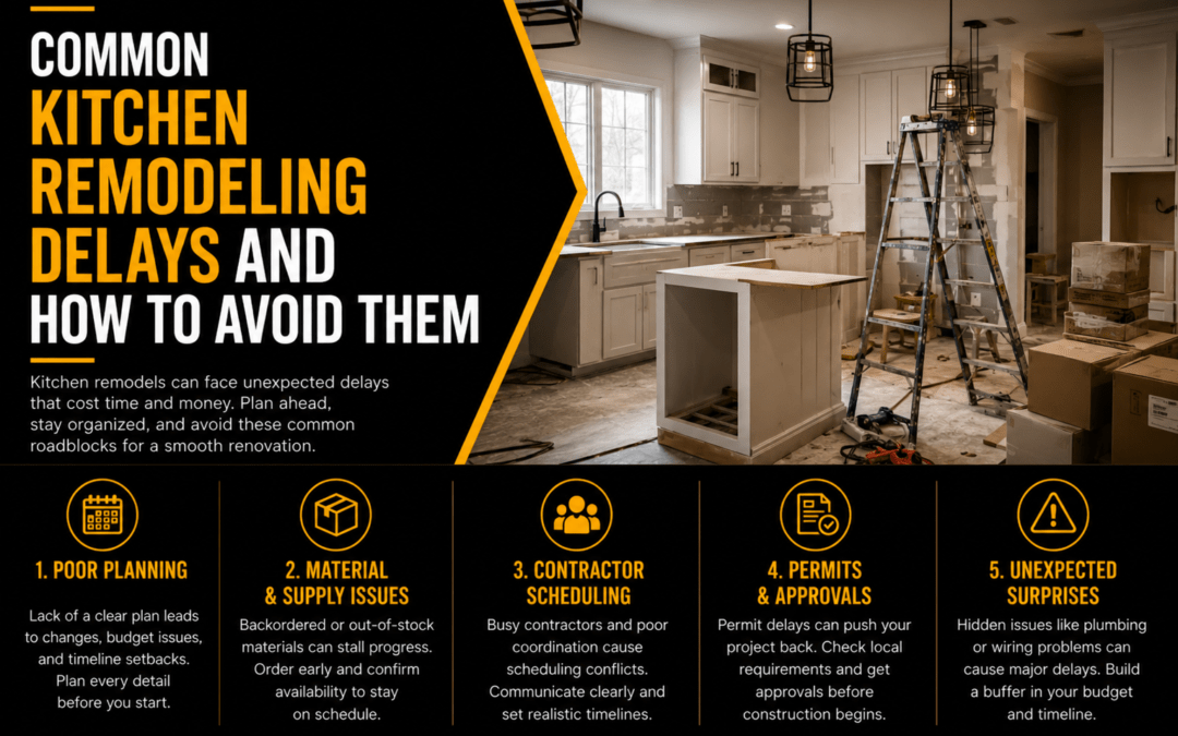 Common Kitchen Remodeling Delays and How to Avoid Them
