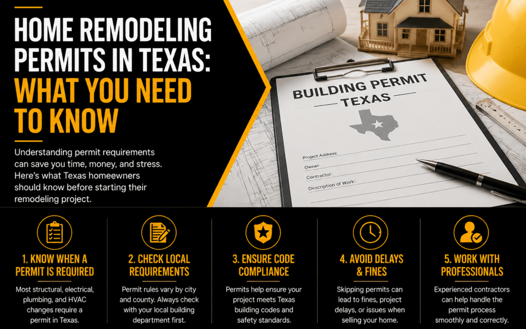 Home Remodeling Permits in Texas: What You Need to Know