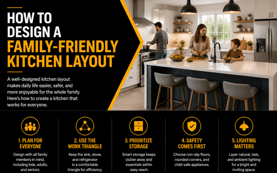 How to Design a Family-Friendly Kitchen Layout