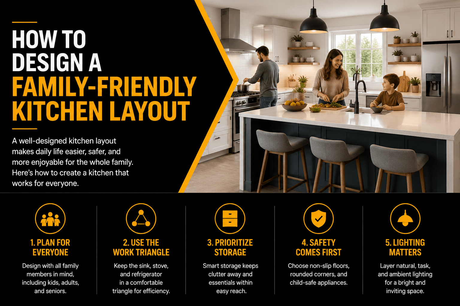 Friendly Kitchen Layout Friendly Kitchen Layout
