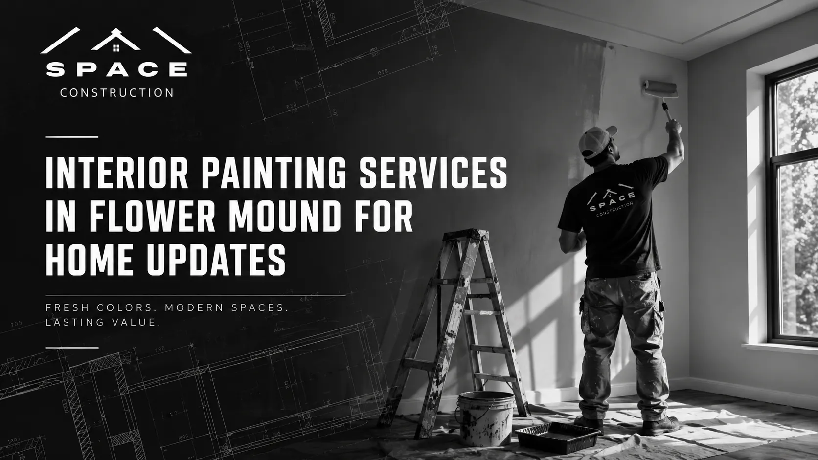 Interior Painting Services in Flower Mound for Home Updates Interior painting services in Flower Mound for home updates by Space Construction